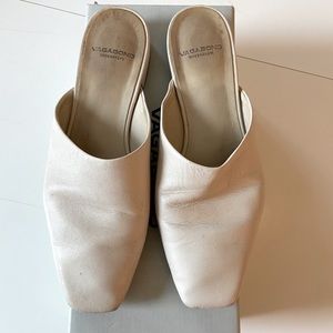 Vagabond Mule / Off White / Leather
